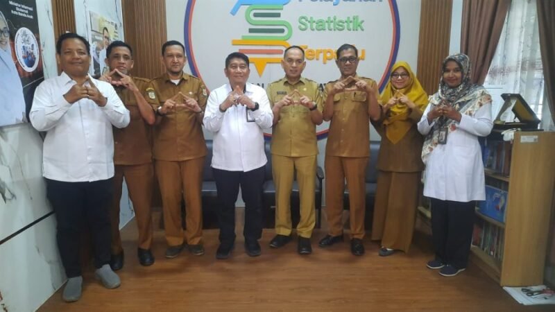 Diskominfotik Banda Aceh jalin kolaborasi strategis dengan Diskominsa Aceh dan BPS Kota Banda Aceh, Selasa (28/4/2026).