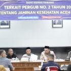 DPRA gelar RDP bahas Pergub Aceh No. 2/2026 tentang JKA, Selasa (28/4/2026). Libatkan pemerintah, akademisi, lembaga agama, dan ormas.