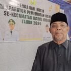 Ketua MPU Kecamatan Darul Imarah, Tgk Agus Setiawan Jamal, di Lampeunerut, beberapa waktu lalu.