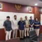 Gubernur Aceh Muzakir Manaf (Mualem) saat beraudiensi dengan Sekjen Kemenkeu Robert Leonard Marbun di Jakarta, Kamis (14/5/2026).