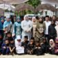 Istri Gubernur Aceh, Marlina Muzakir alias Kak Na, menggelar open house Idul Adha 1447 H di Gampong Keutambang, Pante Ceureumen, Aceh Barat pada Kamis 28/5/2026.