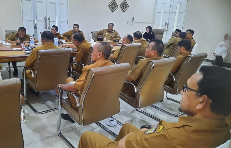 Pemko Banda Aceh gelar rapat persiapan Rakernas XVIII APEKSI di Pendopo Wali Kota, Senin (25/05/2026).