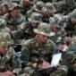 Calon Manajer Kopdes Merah Putih Saat ikut Latihan Militer / foto afu