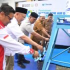Bupati Aceh Besar, H Muharram Idris tinjau Sumur Bor Air Bersih di Gampong Lambleut, Kecamatan Darul Kamal, Aceh Besar, Selasa (02/06/2026). FOTO/MC ACEH BESAR