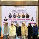 In-Country Representative Monash University Australia, Rizkiana, saat memaparkan materi mengenai program studi dan peluang beasiswa di hadapan ratusan generasi muda Aceh di Gedung Teater Museum UIN Ar-Raniry, Banda Aceh.