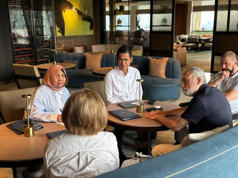 Sekda Aceh, M. Nasir S.IP MPA melakukan pertemuan & diskusi dengan Perwakilan Business Council Federasi Rusia, Mikhail Kuritsyn, di Keraton At The Plaza Jakarta, Sabtu, 6 Juni 2026