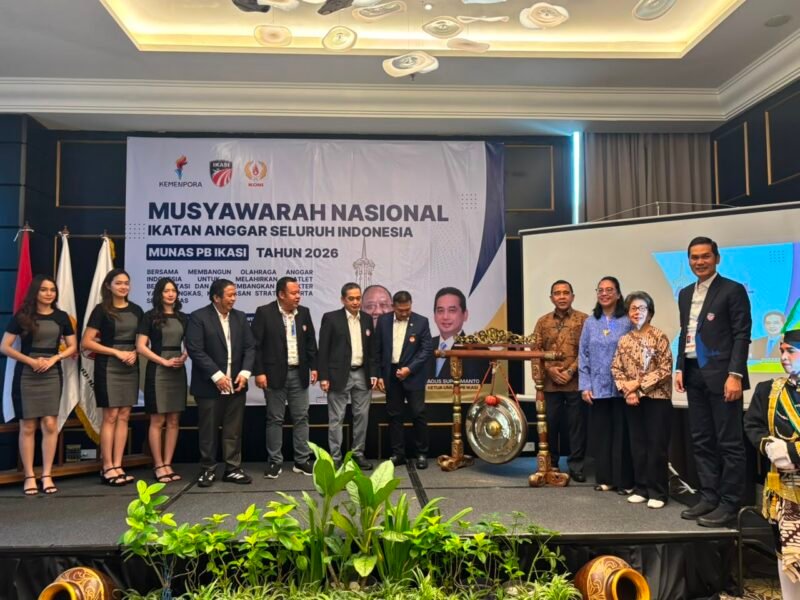 Sekda Aceh, M. Nasir, S.IP, MPA selaku Wakil Ketua Umum 1 PB IKASI mengikuti Musyawarah Nasional (Munas) PB IKASI (Ikatan Anggar Seluruh Indonesia) Tahun 2026 di Hotel Swiss-bel Boutique, Yogyakarta, Sabtu, 13 Juni 2026