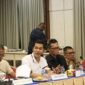 Sekda Aceh, Muhammad Nasir Syamaun, memandu diskusi intensif antara Pemerintah Aceh, DPR Aceh, dan Forbes DPR/DPD-RI asal Aceh di Kantor BPPA, Jakarta, Senin (15/6/2026) malam.