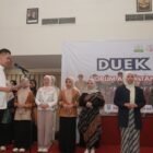Sekretaris Daerah (Sekda) Aceh, M. Nasir, memberikan sambutan sekaligus melantik pengurus Duek Pakat Forum Anak Tanah Rencong (FATAR) Tahun 2026 di Hotel Grand Nanggroe, Banda Aceh, Sabtu (20/6/2026).