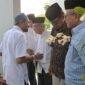 Suasana takziah Gubernur Aceh Muzakir Manaf bersama tokoh masyarakat dan keluarga almarhum dr. Zaini Abdullah di rumah duka, kawasan Aceh Besar, Minggu (21/6/2026).