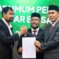 Sekretaris Daerah (Sekda) Aceh, Muhammad Nasir, yang baru saja ditetapkan sebagai Komisaris Utama PT Bank Aceh Syariah untuk masa jabatan 2026–2030 dalam RUPSLB yang berlangsung di Pendopo Gubernur Aceh, Selasa (23/6/2026). 