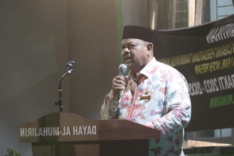 Ketua Panitia/Kepala Dinas Syariat Islam Aceh Besar, Rusdi SSos MSi.
FOTO/ MC ACEH BESAR