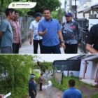Wakil Ketua I DPRK Banda Aceh Daniel Abdul Wahab lakukan peninjauan lapangan ke sejumlah titik drainase & infrastruktur jalan di Banda Aceh, Sabtu 6/6/2026.
