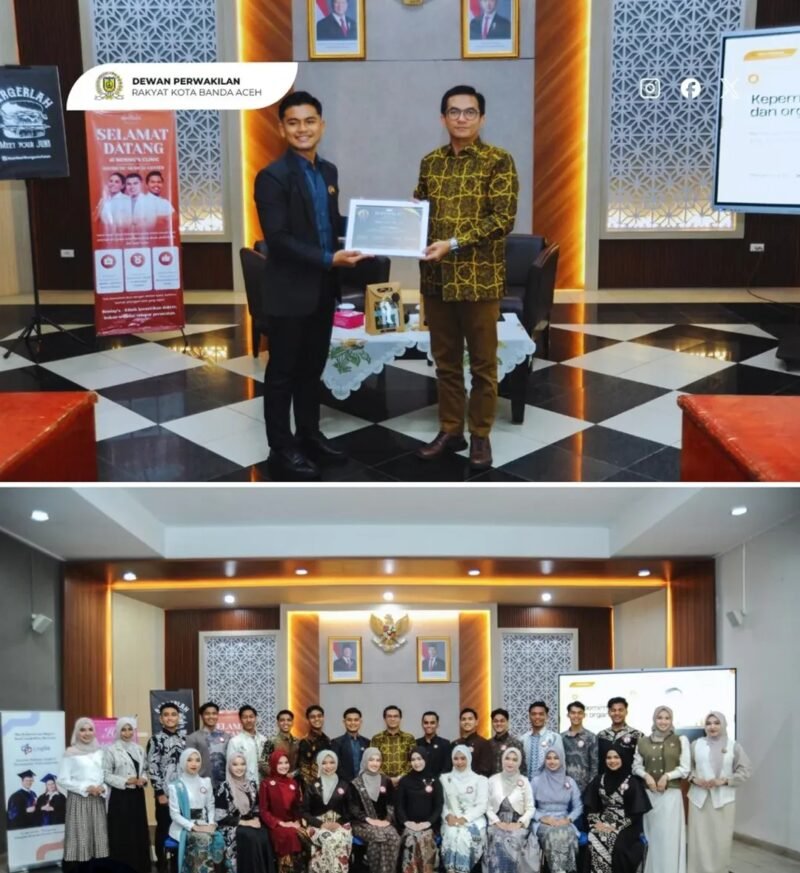 Ketua DPRK Banda Aceh jadi narasumber utama Pemilihan Duta Kampus USK 2026 di Aula VIP AAC Dayan Dawood, Rabu 17/5/2026.