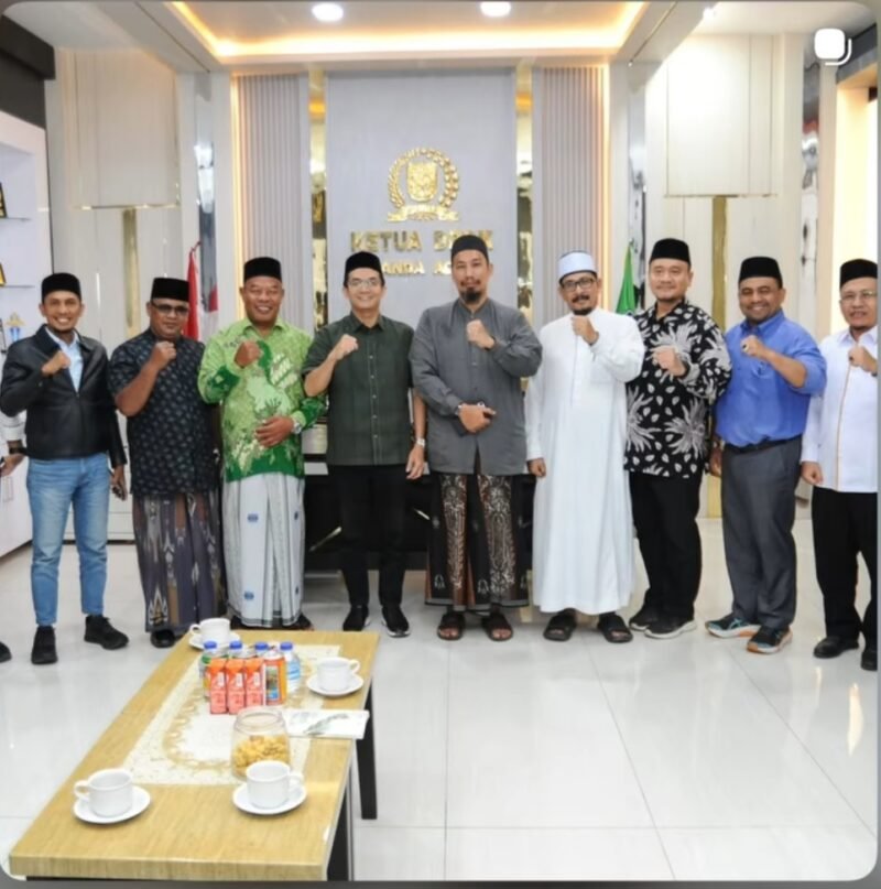 Ketua DPRK Banda Aceh terima audiensi PCNU Kota Banda Aceh, Rabu 3/6/2026. Bahas sinergi program keagamaan, penguatan dayah, dan ekonomi syariah untuk Banda Aceh gemilang.