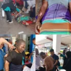 Petugas mengevakuasi korban luka bakar akibat ledakan di ruang mesin KMP Aceh Hebat 2 yang terjadi saat kapal sandar di Pelabuhan Ulee Lheue, Banda Aceh, Jumat (12/6/2026). Sebanyak 14 korban yang terdiri dari ABK dan taruna pelayaran dilarikan ke RSUZA untuk mendapatkan perawatan intensif. Foto: Ist.