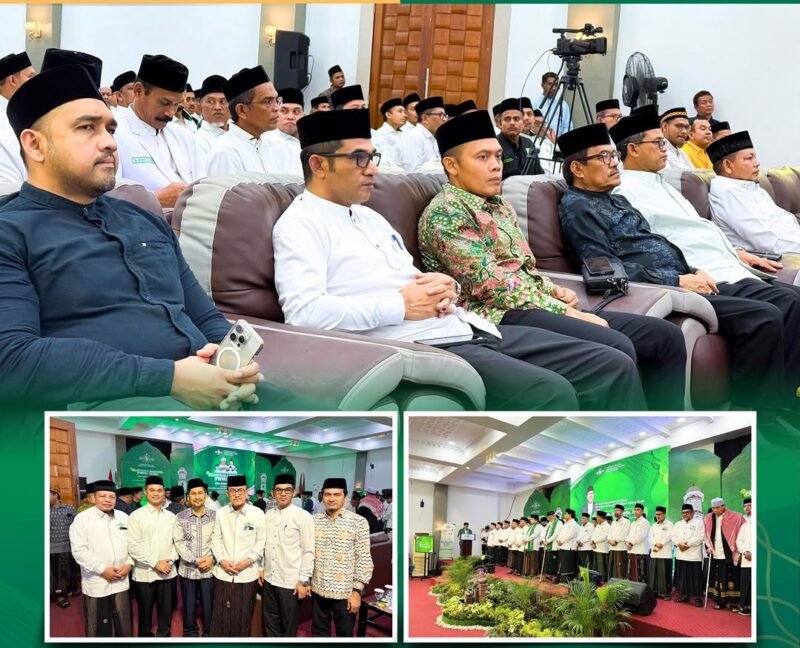Plt Kepala Dinas Pendidikan Dayah Aceh Muhsin, S.Pd.I, M.Pd.I menghadiri pelantikan dan Musyawarah Kerja Wilayah (Muskerwil) PWNU Aceh Masa Khidmat 2026–2031 di Aula Hotel Grand Aceh Syariah, Banda Aceh, Sabtu 27/6/2026.