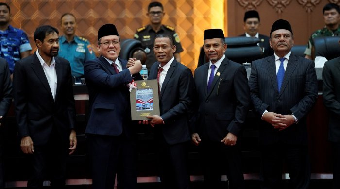 DPRA terima LHP BPK RI: LKPD Aceh 2025 raih WTP, LHP kinerja dana Otsus diserahkan. Eksekutif wajib tindaklanjuti rekomendasi, hasil audit terbuka untuk publik, Senin 22/06/2026.