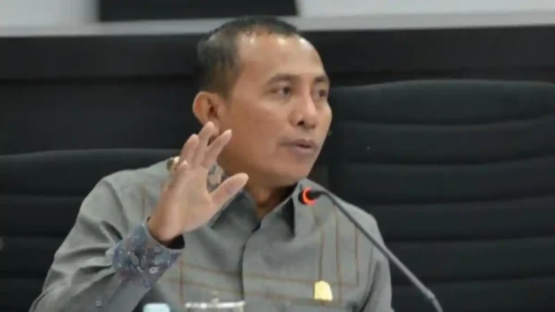 Anggota DPRA Irpannusir soroti DI Gunung Pudung macet air. Desak Pemprov Aceh realokasi anggaran & segera atasi ancaman kekeringan petani Kluet Raya, Sabtu 30/05/2026.