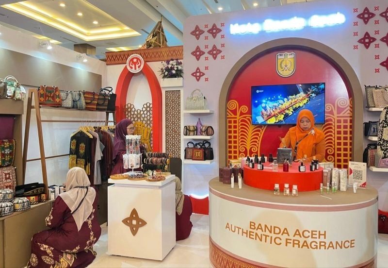 Pemko Banda Aceh promosikan berbagai produk unggulan IKM pada ajang Indonesia City Expo 2026 yang di gelar 1–3 Juli 2026 di Hotel Santika Medan.