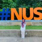 Mahasiswi Program Studi Ilmu Hadis UIN Ar-Raniry, Putri Munira Ponnui, saat mengikuti program Fast Track Summer School 2026 di National University of Singapore (NUS).