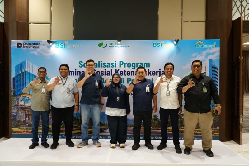 PT Bank Syariah Indonesia Tbk (BSI) dan BPJS Ketenagakerjaan resmi berkolaborasi memperluas kepesertaan BPJS Ketenagakerjaan melalui Aplikasi BSI Agen. 
