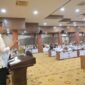 Sekretaris Daerah (Sekda) Aceh, M. Nasir, memberikan sambutan sekaligus secara resmi membuka Bimbingan Teknis Penilaian Maladministrasi Penyelenggaraan Pelayanan Publik Tahun 2026 yang diselenggarakan Ombudsman RI Perwakilan Aceh di Gedung Serbaguna Kantor Gubernur Aceh, Banda Aceh, Rabu (29/7/2026).