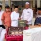 Wakil Gubernur Aceh, H. Fadhlullah, SE, didampingi Kepala Biro Adpim Setda Aceh Akkar Arafat (kiri/kanan), bersilaturahmi dengan pimpinan dayah dalam kunjungan safari ke Kabupaten Pidie Jaya dan Bireuen, Rabu (29/7/2026). 
