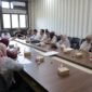 Ketua Tuha Lapan Wali Nanggroe, Kamaruddin Andalah (tengah), bersama Tim Kajian Implementasi MoU Helsinki dan UUPA saat menggelar dialog bersama jajaran Pemerintah Kota Subulussalam di Kantor Wali Kota Subulussalam, Jumat (31/7/2026).