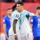 Cristiano Ronaldo merayakan keberhasilan mencetak gol untuk Portugal pada laga 32 besar Piala Dunia 2026, Jumat (3/7/2026). Foto: Instagram -