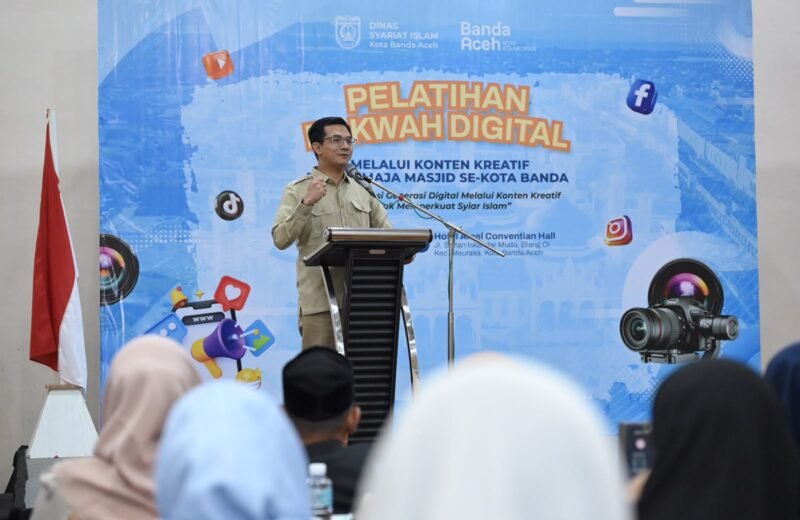 Ketua DPRK Banda Aceh Irwansyah ST mengajak generasi muda khususnya remaja masjid untuk menjadi pelopor penyebaran konten positif dan dakwah di media sosial. Ajakan itu disampaikannya saat menjadi pemateri Pelatihan Dakwah Digital Melalui Konten Kreatif bagi Remaja Masjid se-Kota Banda Aceh di Hotel Amel Convention Hall, Rabu 15 Juli 2026.