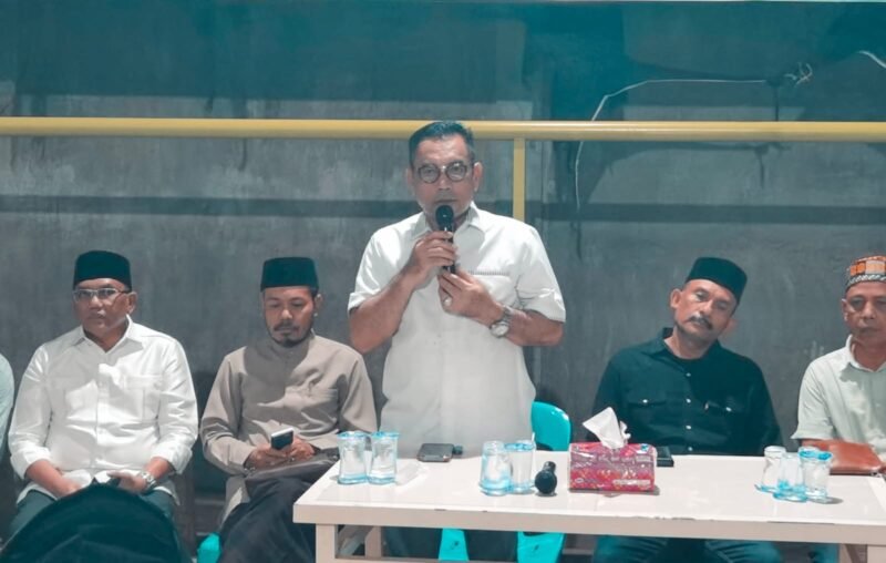 Anggota DPR RIBH.T. Ibrahim, ST. MM melakukan silaturahmi dan dialog bersama masyarakat dari 29 desa di Kecamatan Darussalam dan Kecamatan Ingin Jaya, Aceh Besar, Sabtu (22/8/2026).