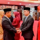 Menteri Energi dan Sumber Daya Mineral Bahlil Lahadalia resmi melantik Mawardi Nur sebagai Kepala Badan Pengelola Migas Aceh (BPMA) di kantor Kementerian ESDM Jakarta, menggantikan Nasri Djalal.
