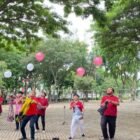 Dinas Komunikasi, Informatika dan Statistik (Diskominfotik) Kota Banda Aceh bersama Dharma Wanita Persatuan (DWP) Diskominfotik menggelar berbagai lomba dalam rangka memeriahkan HUT ke-81 Kemerdekaan RI, Kamis (13/8/2026) di Taman Bustanussalatin.