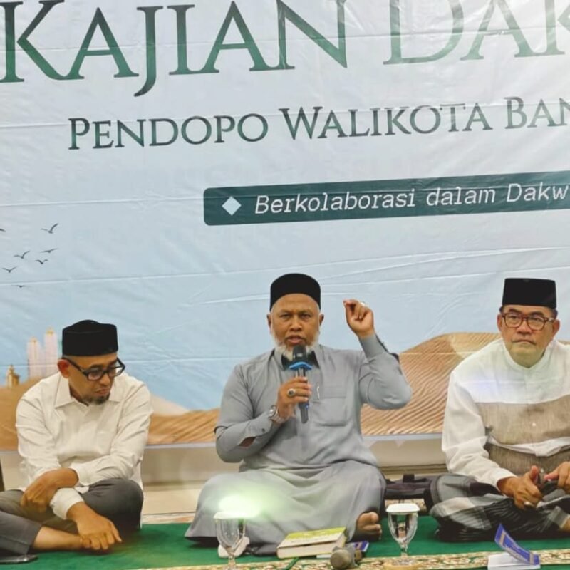 Pendopo Wali Kota Banda Aceh kembali menggelar Kajian Dakwah Pendopo pada Kamis 14 Agustus 2026 malam.