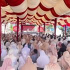 Pemerintah Kota Banda Aceh menggelar zikir akbar dan doa bersama dalam rangka menyambut HUT ke-81 Kemerdekaan Republik Indonesia, Sabtu (15/8/2026) di Festival Lahan Pasar Aceh