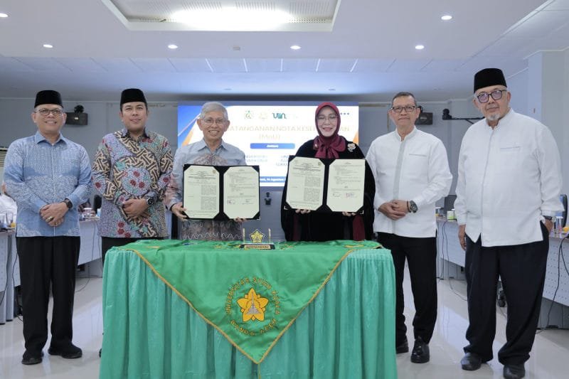 Pemerintah Kota Banda Aceh memperkuat hilirisasi komoditas nilam melalui penandatanganan Kesepakatan Bersama dengan Koperasi Produsen HIKMAH di USK, Jumat (14/8/2026).
