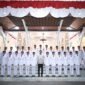 Sekretaris Daerah Aceh M. Nasir menghadiri temu ramah dan jamuan makan malam bersama anggota Paskibraka Provinsi Aceh 2026 di Restoran Pendopo Meuligoe Gubernur Aceh, Senin 17 Agustus 2026. 