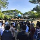 Wakil Gubernur Aceh Fadhlullah bersama Wamendagri Bima Arya Sugiarto meninjau langsung Lapangan Blang Padang, Banda Aceh, Rabu (19/8/2026).