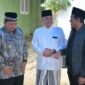 Wakil Gubernur Aceh Fadhlullah, SE bertakziah ke rumah duka almarhumah Ummi Rubiah binti Tgk. Arifin, ibunda Ketua Badan Baitul Mal Aceh Tgk. H. Muhammad Yunus M. Yusuf atau Abon Yunus, di Gampong Seneubok, Aceh Timur, Kamis (20/8/2026).