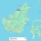 Tampilan Google Maps Kamis (20/8/2026) menunjukkan ratusan lingkaran merah bertuliskan severe fire di Pulau Kalimantan, paling padat di Kalimantan Selatan.