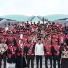 Anggota Komisi VII DPR RI asal Aceh H. Teuku Zulkarnaini (Ampon Bang) menyambut dan memberikan motivasi kepemimpinan kepada kontingen Pramuka dari Aceh Barat, Nagan Raya, Aceh Jaya, dan Aceh Barat Daya di Gedung DPR RI, Senayan, Jakarta, Jumat.