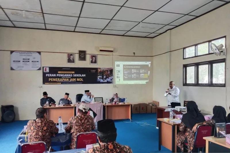 Para pengawas sekolah di Kabupaten Nagan Raya menyatakan kesiapan mendampingi seluruh SD dan SMP menyukseskan Peraturan Bupati Nagan Raya Nomor 11 Tahun 2026 tentang Penerapan Jam Nol.