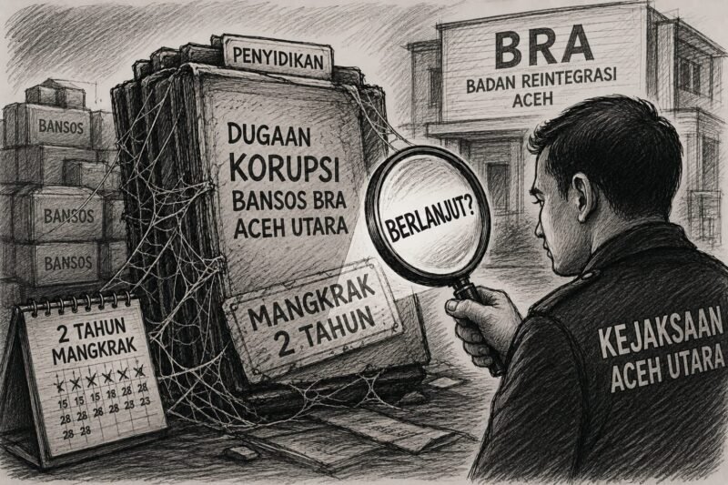 Kejaksaan Negeri Aceh Utara masih mendalami dugaan tindak pidana korupsi penyaluran bansos BRA TA 2023 di Kecamatan Tanah Luas.