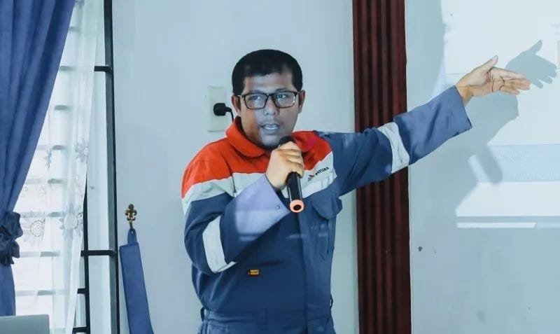 PT Pertamina EP Rantau Field menggelar sosialisasi keamanan jalur pipa migas kepada ratusan warga di Kecamatan Kejuruan Muda, Aceh Tamiang dan Kecamatan Besitang, Langkat, Kamis.
