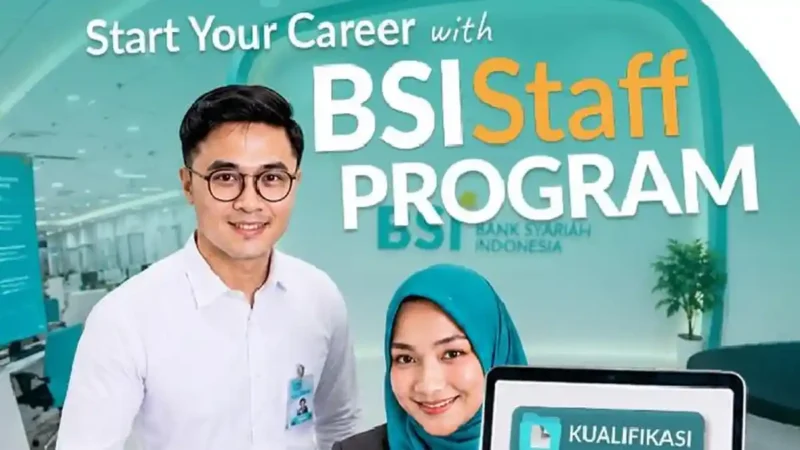PT Bank Syariah Indonesia Tbk (BSI) resmi membuka pendaftaran BSI Staff Program 2026.