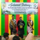 Wali Kota Banda Aceh Illiza Sa’aduddin Djamal dan Wakil Wali Kota Afdhal Khalilullah menerima kedatangan Tim Kementerian Lingkungan Hidup untuk verifikasi lapangan penilaian Kampung Pro Iklim Lestari 2026 di Gampong Kota Baru, Selasa 4 Agustus 2026. 
