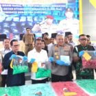 Ketua DPRA menghadiri pemusnahan barang bukti narkotika hasil pengungkapan kasus oleh Ditresnarkoba Polda Aceh di Lapangan Mapolda Aceh, Banda Aceh, Selasa (8/9/2026).