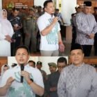 Ketua Komisi V DPRA Rijaluddin dan Ketua Komisi VII DPRA Ilmiza Sa'aduddin Djamal menerima aspirasi dari sekitar 80 massa ormas Masyarakat Aceh Peduli Akhlak (MAPA) di Gedung DPRA, Banda Aceh, Jumat (11/9/2026).