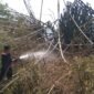 Tiga lokasi di Kabupaten Aceh Besar dilanda kebakaran hutan dan lahan pada Senin (31/8/2026).